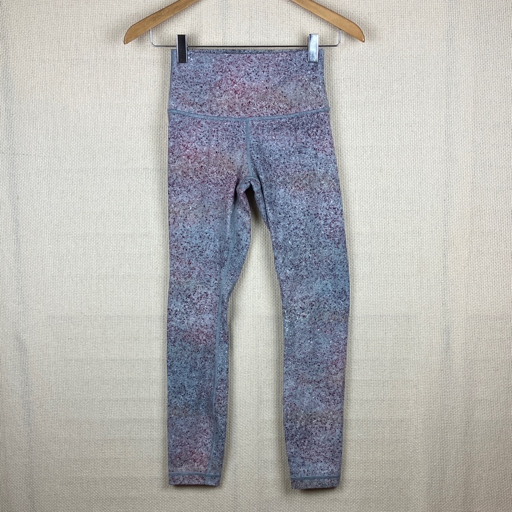 Lululemon Wunder Under High Rise Tights Summer Haze Multi